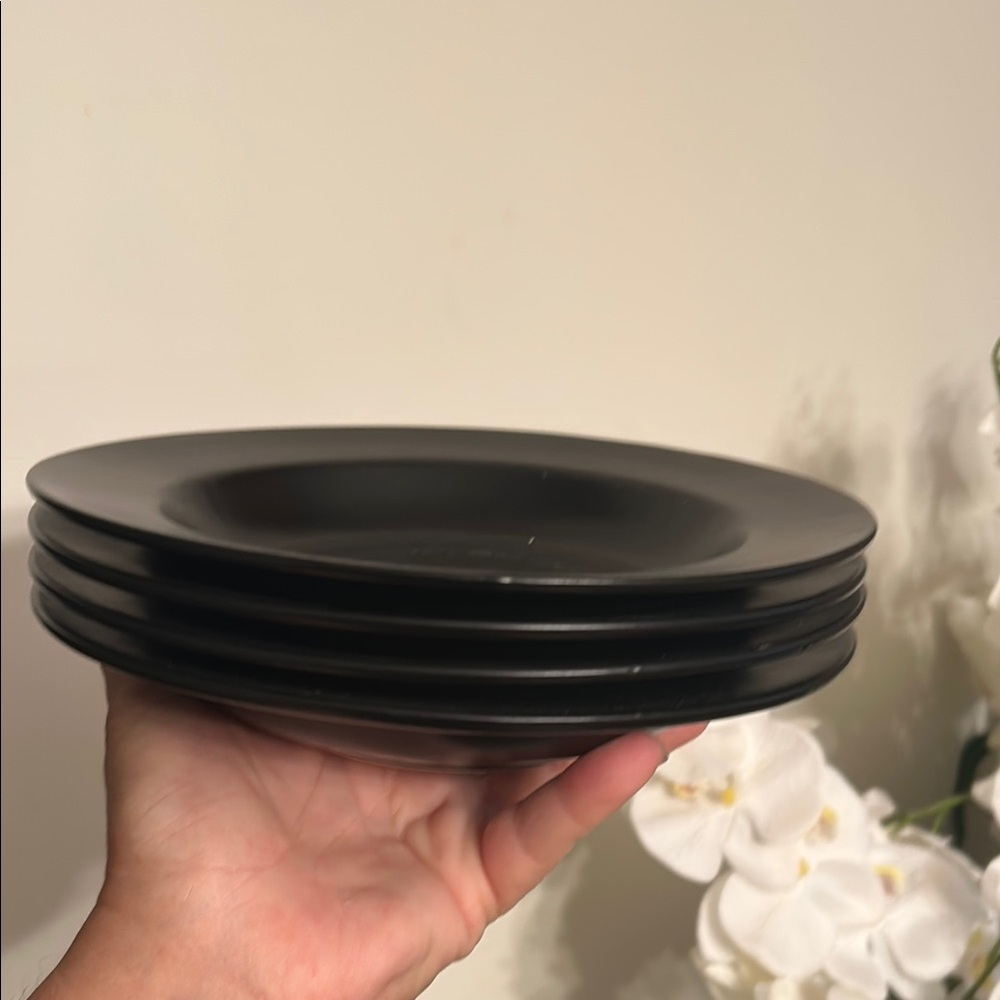 (4)Oneida Kowa Round Cereal Bowl – Matte – Reactive Glaze Ceramic – Discontinued